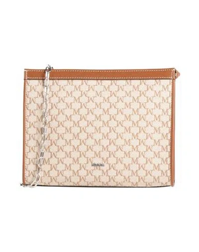 Max Mara Woman Cross-body Bag Brown Size - Cotton, Calfskin