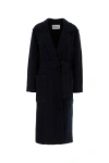 Max Mara Knitted Jene Coat In Blue