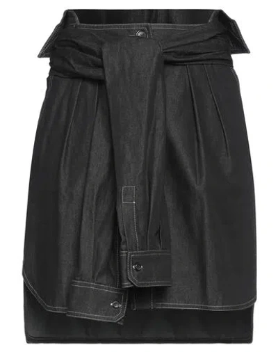 Max Mara Woman Denim Skirt Black Size 6 Cotton