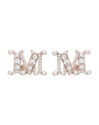 Max Mara Metal Earrings In Gold