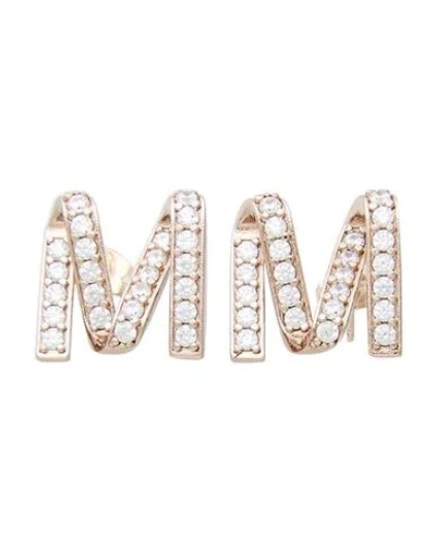 Max Mara Metal Earrings In Gold