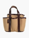 Max Mara Woman Handbag Beige Size - Cotton, Cow Leather In Beige
