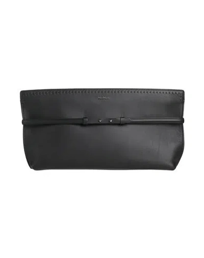 Max Mara Woman Handbag Black Size - Calfskin