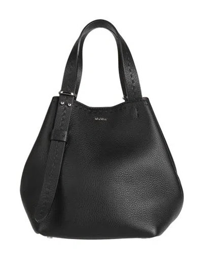 Max Mara Woman Handbag Black Size - Calfskin