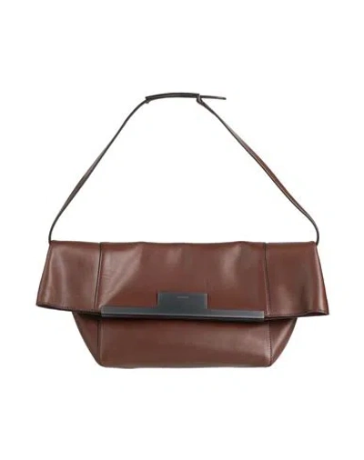 Max Mara Woman Handbag Brown Size - Calfskin
