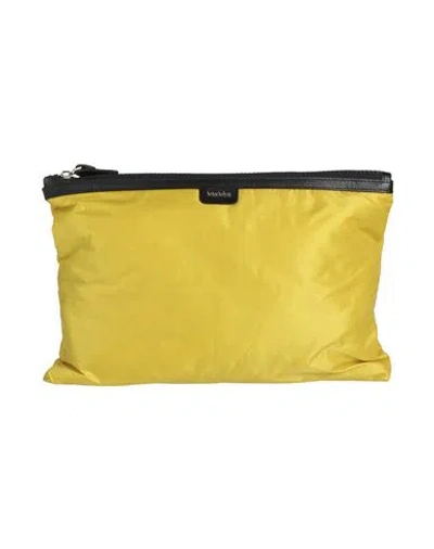 Max Mara Woman Handbag Mustard Size - Polyester In Yellow