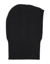 Max Mara Woman Hat Black Size Onesize Cashmere In Gold