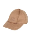 Max Mara Woman Hat Camel Size 7 Virgin Wool, Cashmere In Sand