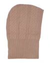 Max Mara Woman Hat Camel Size Onesize Cashmere In Metallic