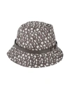 Max Mara Monogrammed Jacquard Bucket Hat In Brown