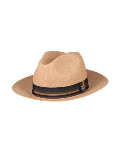 Max Mara Woman Hat Sand Size 7 ⅛ Straw