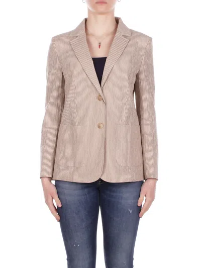 Max Mara Woman Jacket 2615041052600 006 Wkd Daletta Beige