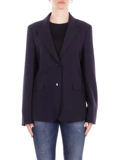 Max Mara Woman Jacket 2615041061600 004 Wkd Blue Grapes In Other