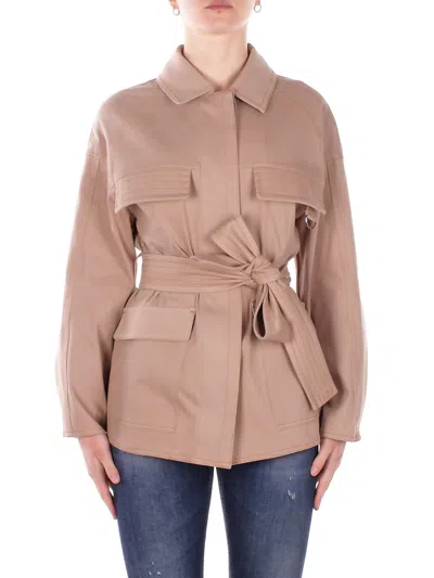 Max Mara Woman Jacket 2616911017600 001 Mml West Beige