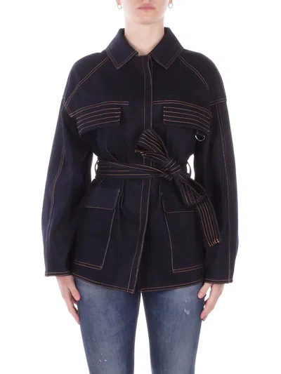 Max Mara Woman Jacket 2616911017600 003 Mml West Blue Navy