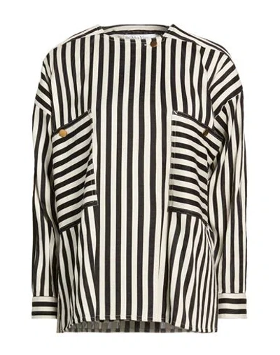 Max Mara Woman Jacket Black Size 6 Cotton, Silk