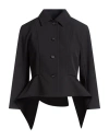 Max Mara Woman Jacket Black Size 6 Polyester, Elastane In Black