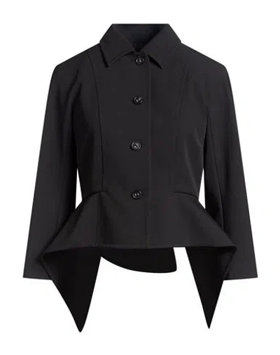 Max Mara Woman Jacket Black Size 6 Polyester, Elastane