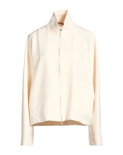 Max Mara Woman Jacket Ivory Size L Polyamide, Elastane In White