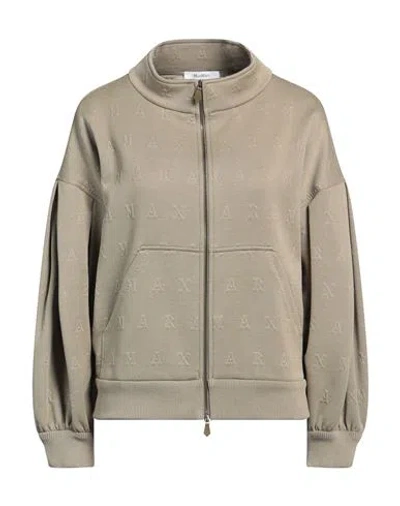 Max Mara Woman Jacket Military Green Size 8 Cotton, Polyamide