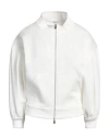 Max Mara Gastone Logo-jacquard Jacket In White