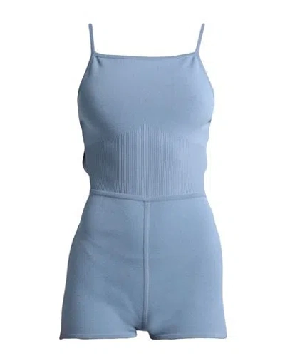 Max Mara Woman Jumpsuit Azure Size M Viscose, Polyester In Blue