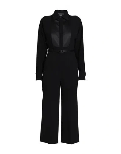 Max Mara Woman Jumpsuit Black Size 10 Triacetate, Polyester