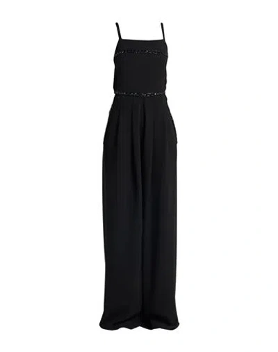 Max Mara Woman Jumpsuit Black Size 6 Triacetate, Polyester