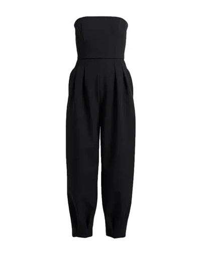 Max Mara Woman Jumpsuit Black Size 8 Polyester, Elastane