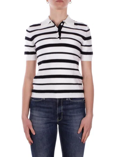 Max Mara Woman Knit 2616361137600 007 Mml White Blue Carioca In Transparent