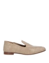 Max Mara Woman Loafers Sand Size 8 Soft Leather In Beige