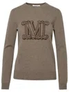 MAX MARA MAX MARA WOMAN MAX MARA BROWN CASHMERE 'PAMIR' SWEATER