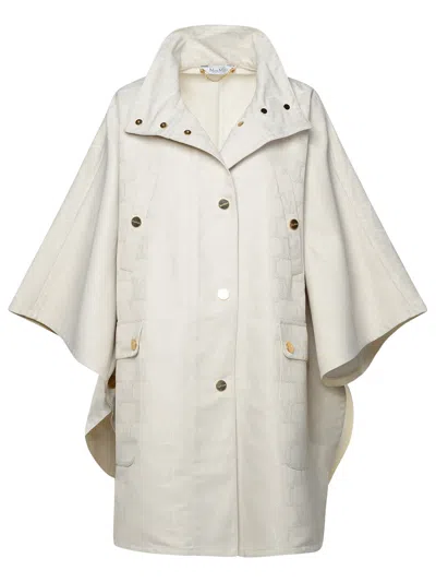 MAX MARA MAX MARA WOMAN MAX MARA IVORY POLYESTER HOOD