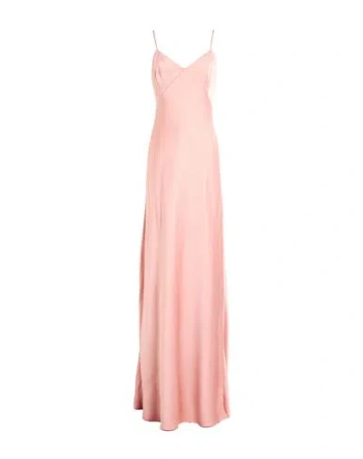 Max Mara Woman Maxi Dress Antique Rose Size 6 Acetate, Viscose In Pink