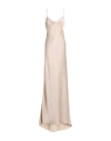 Max Mara Woman Maxi Dress Beige Size 10 Acetate, Viscose
