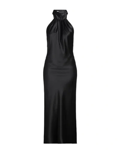 Max Mara Woman Maxi Dress Black Size 10 Silk