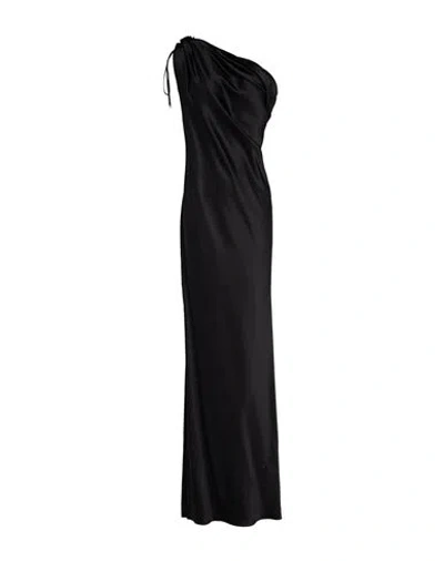 MAX MARA MAX MARA WOMAN MAXI DRESS BLACK SIZE 6 SILK