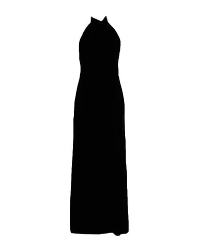 Max Mara Woman Maxi Dress Black Size 8 Viscose, Cupro