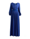Max Mara Woman Maxi Dress Blue Size 10 Silk