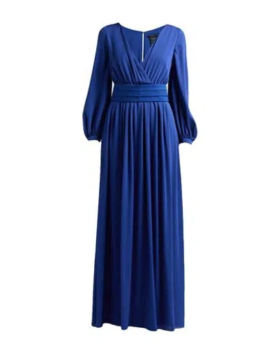 Max Mara Woman Maxi Dress Blue Size 10 Silk