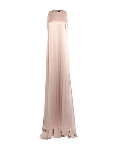 Max Mara Woman Maxi Dress Blush Size 4 Silk In Pink