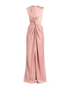 Max Mara Bridal Pilard Gathered Maxi Gown In Pink