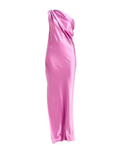 Max Mara Woman Maxi Dress Light Purple Size 10 Silk
