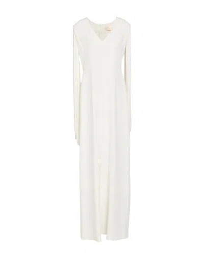 Max Mara Elegant Column Dress For Women In White