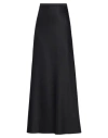 Max Mara Black High Rise Long Skirt In Black