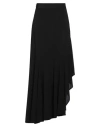 Max Mara Asymmetric Midi Skirt In Black Viscose In Black