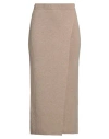 Max Mara Woman Maxi Skirt Camel Size M Wool, Cashmere
