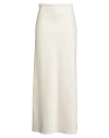 Max Mara Woman Maxi Skirt Ivory Size 10 Polyamide, Cotton In Neutral