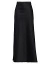 Max Mara Woman Maxi Skirt Midnight Blue Size 8 Polyamide, Cotton In Blue