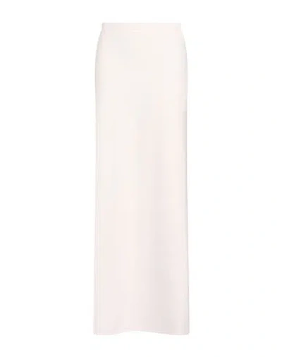 Max Mara Woman Maxi Skirt White Size 2 Viscose, Polyamide, Elastane